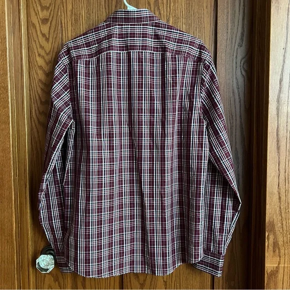 Untuckit Plaid Chevalier Wrinkle Free Shirt L Slim Fit - Picture 2 of 5